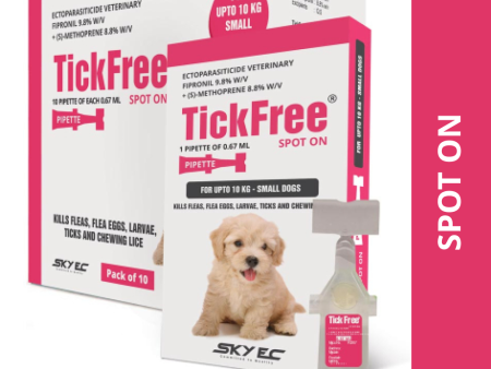 Skyec Tick Free (Fipronil) Tick and Flea Control Spot On for Dogs on Sale