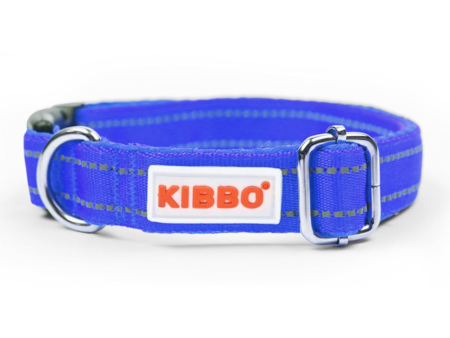 Kibbo Premium Reflective Padded With Soft Mesh Padding & Adjustable Design Collar for Dogs (Blue) Sale