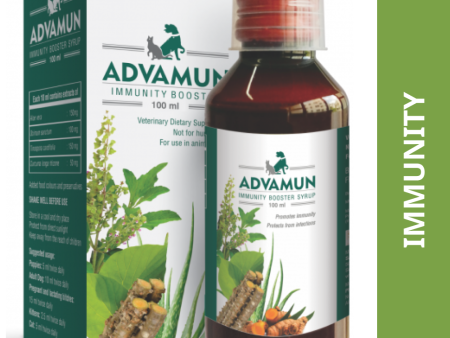 Savavet Advamun Immunity Booster Syrup for Dogs & Cats (200ml) For Sale