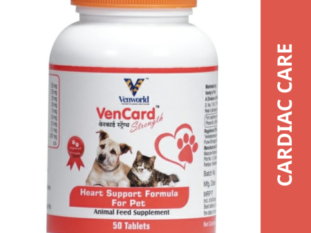 Venkys Vencard Tablet for Dogs and Cats (pack of 50 tablets) Sale