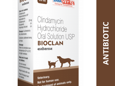 Savavet Bioclan (Clindamycin) Oral Solution for Dogs and Cats (20ml) Cheap