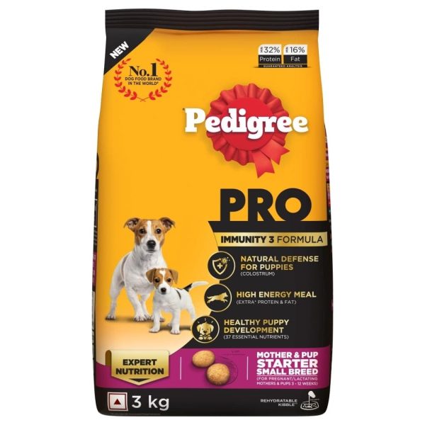 Pedigree PRO Expert Nutrition Lactating Pregnant Mother & Puppy Starter (3 to 12 Weeks) Small Breed Dog Dry Food Fashion