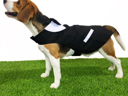 Dogobow Tuxedo Wrap for Dogs (Black   White) (Get a Bow Free) Hot on Sale