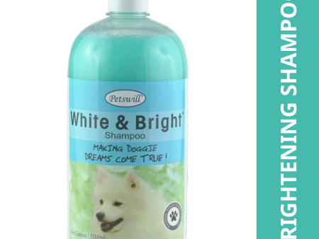 Petswill White & Bright Shampoo for Dogs and Cats Hot on Sale