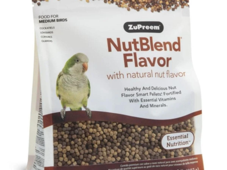 ZuPreem NutBlend Flavor With Natural Nut Flavour Medium Bird Food For Discount