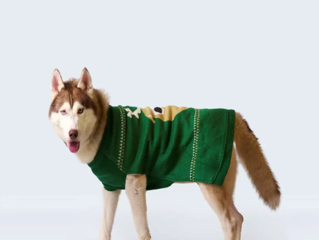 Petsnugs Christmas Reindeer Sweater for Dogs and Cats (Dark Green) Fashion