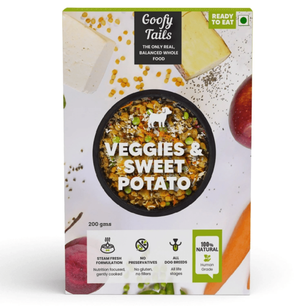 Goofy Tails Ready to Eat Veggies & Sweet Potato Dog Wet Food Online Sale