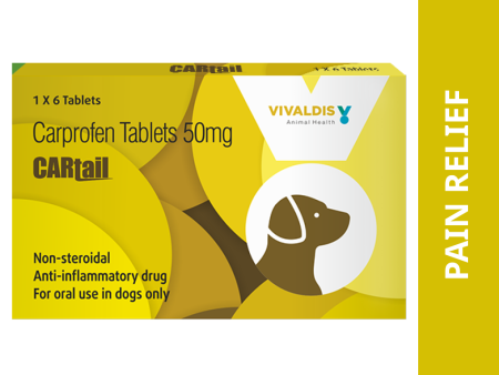 Vivaldis Cartail (Carprofen) 50mg Tablet for Dogs Cheap