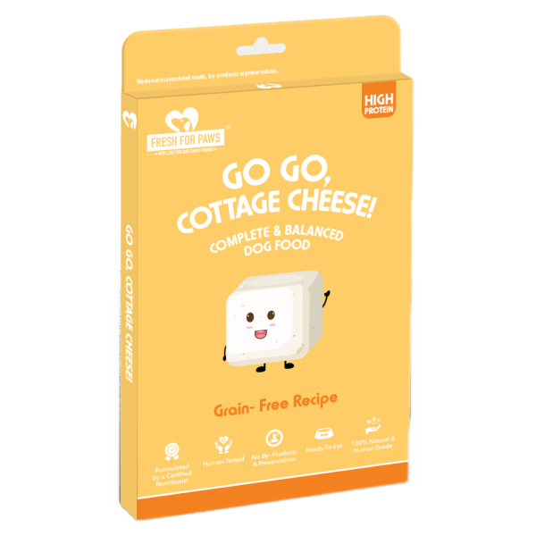 Fresh For Paws Go Go Cottage Cheese Dog Wet Food (300g) Fashion