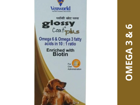 Venkys Glossycoat Plus Omega 3 + 6 Syrup for Dogs and Cats (200ml) For Cheap