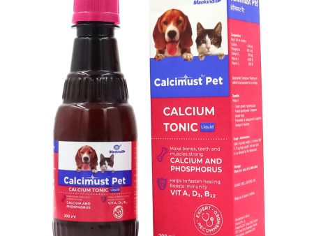 Mankind Calcimust Syrup Calcium Supplement for Dogs and Cats (200ml) Online