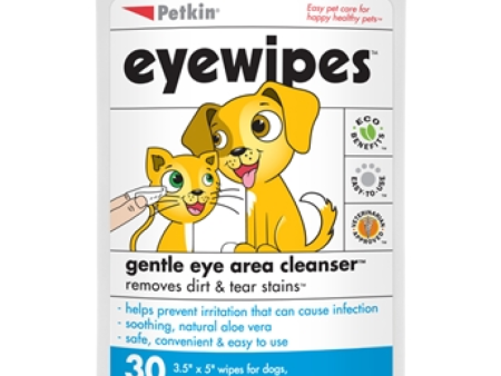 Petkin Eye Care Wipes for Dogs and Cats Fashion