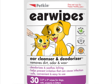 Petkin Ear Wipes for Dogs and Cats Fashion