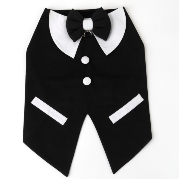 Dogobow Tuxedo Wrap for Dogs (Black   White) (Get a Bow Free) Hot on Sale