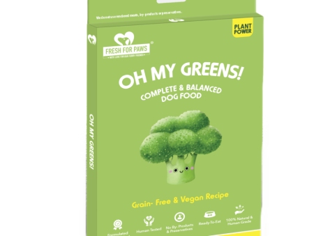 Fresh For Paws Oh My Greens Dog Wet Food (300g) Hot on Sale