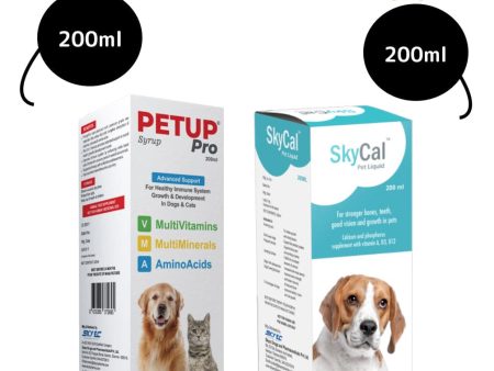 Skyec Calcium & Multivitamin Supplement Combo for Dogs & Cats Online