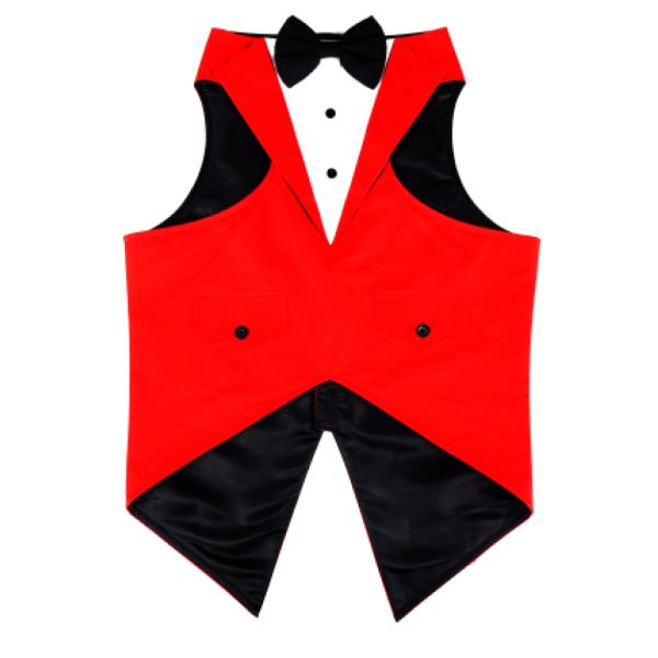 Dogobow Tuxedo for Dogs (Red) (Get a Bow Free) Supply