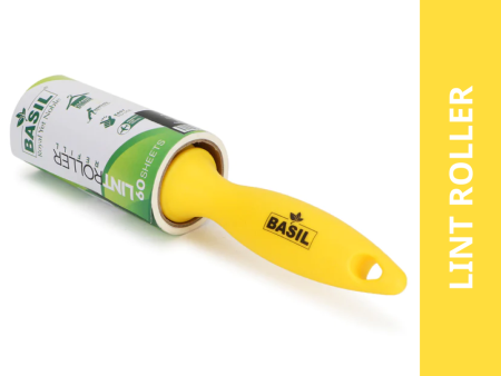 Basil Lint Roller for Dogs and Cats (Yellow) Sale