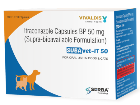 Vivaldis SUBAvet IT 50 (Itraconazole) for Dogs & Cats (pack of 10 tablets) Supply