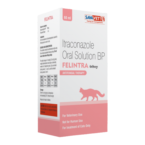 Savavet Felintra (Itraconazole) Oral Solution Cat (60ml) For Sale