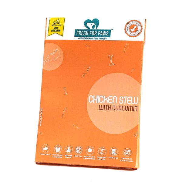 Fresh For Paws Chicken with Curcumin Dog Wet Food (300g) on Sale