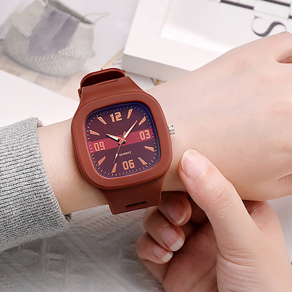 Wholesale Silicone Square Watch Online Hot Sale