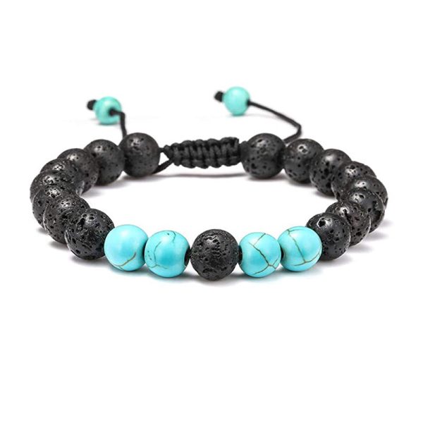 Wholesale Turquoise Lava Bracelet For Discount