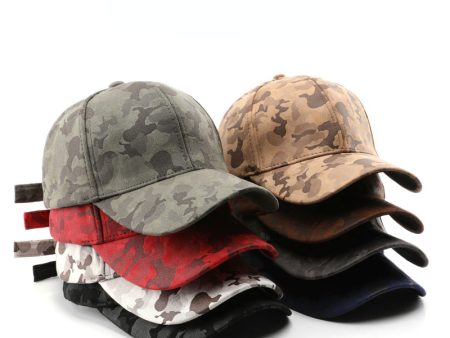 Wholesale Autumn and Winter Thickened Camouflage Light Board Cotton Baseball Cap Online Sale