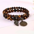 Wholesale Tree of Life Leaf Agate Bracelets Online Sale