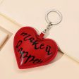 Wholesale Valentine s Day Heart Leather Keychain Online now