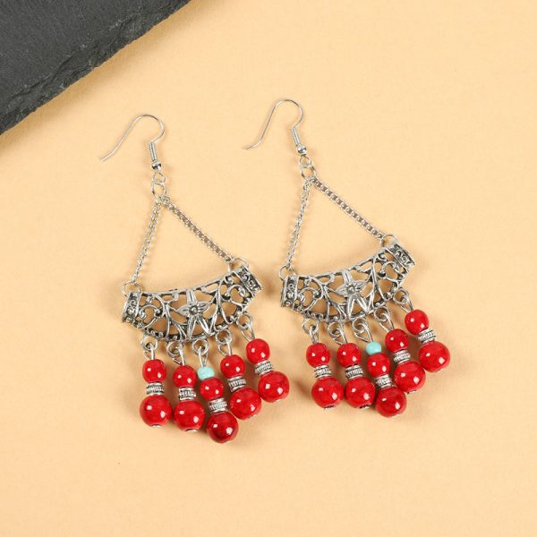 Wholesale Vintage Tassel Alloy Earrings Online Hot Sale