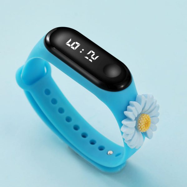 Wholesale Plastic Daisy Electronic Watch for Kids Fashion