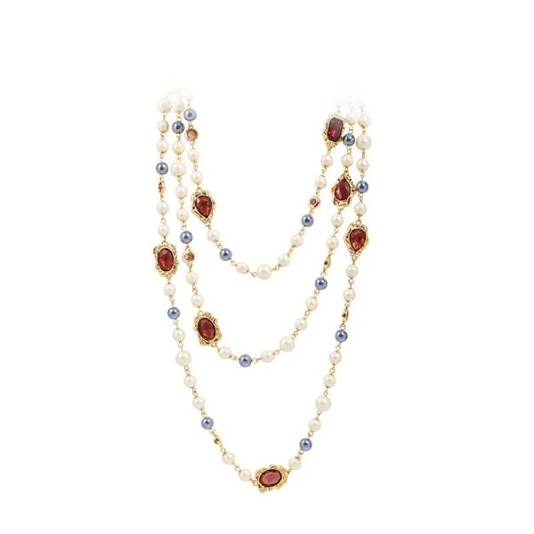 Wholesale Vintage Pearl Alloy Necklaces Online