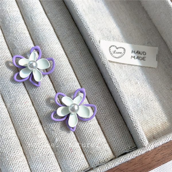 Wholesale Sweet Flower Alloy Earrings Discount