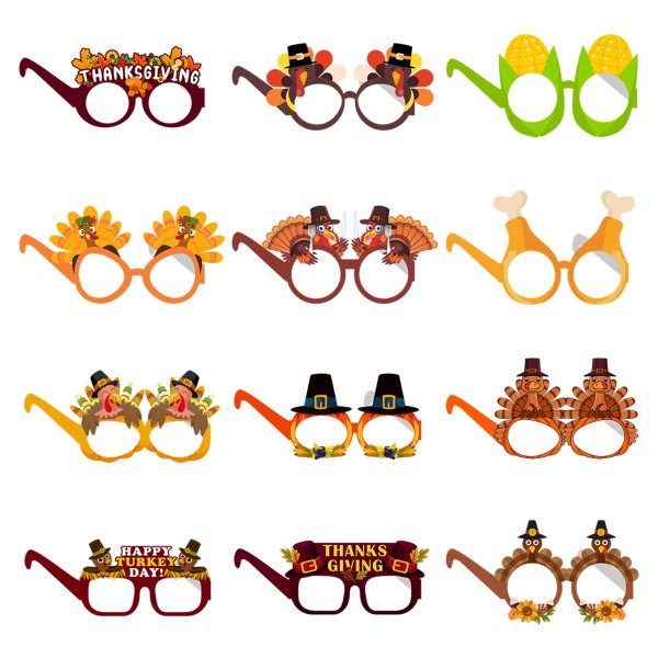 Wholesale Thanksgiving Party Decoration Paper Glasses For Cheap