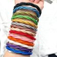 Wholesale Twisted Rope Design Silicone Bracelet Online Hot Sale