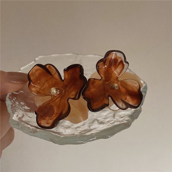 Wholesale Vintage Flower Copper Earrings Online now