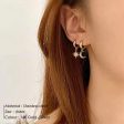 Wholesale Star Moon Stainless Steel Earrings For Discount