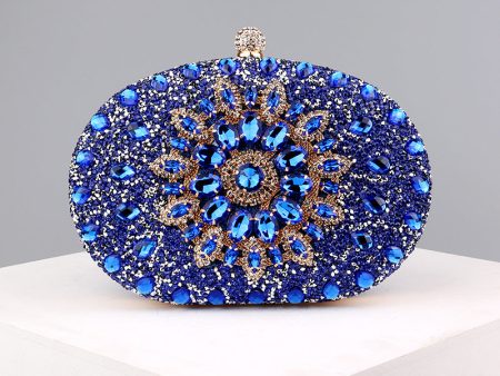 Wholesale Polyester Diamond Evening Bag Online Hot Sale