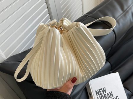 Wholesale Straw Woven Pleated Handbags For Cheap