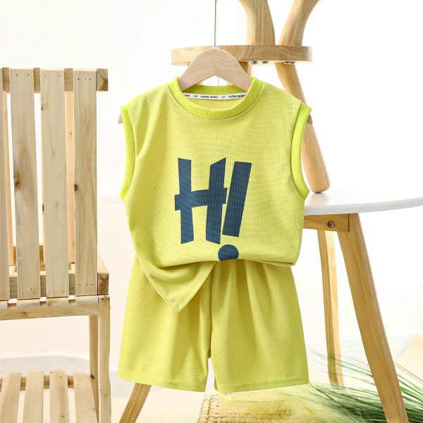 Wholesale Vest Summer Polyester Baby Clothes Online Sale