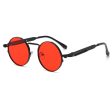 Wholesale Vintage Round Frame Steampunk Style Metal Spring Leg PC Sunglasses on Sale