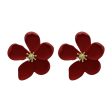 Wholesale Vintage Romantic Flower Metal Earrings For Cheap