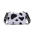 Wholesale Cow Patterned Leopard Patterned Butterfly Synthetic Leather Suitcase and Shoulder Bag Cheap