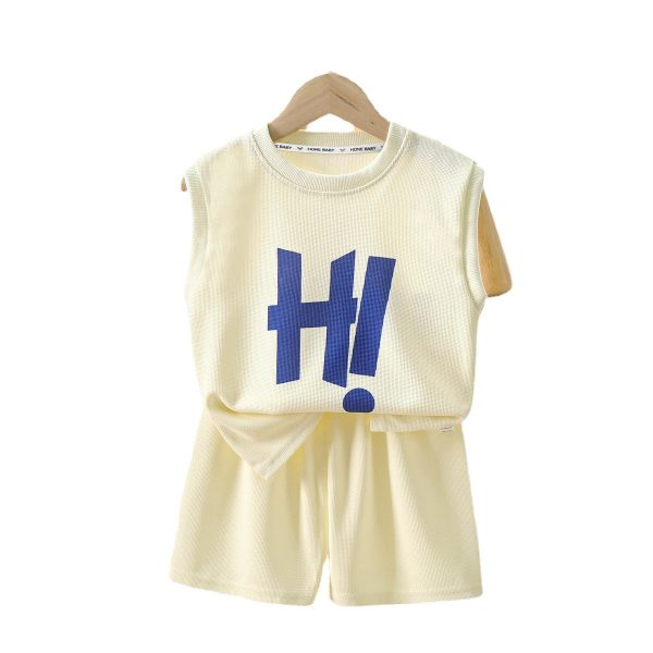 Wholesale Vest Summer Polyester Baby Clothes Online Sale