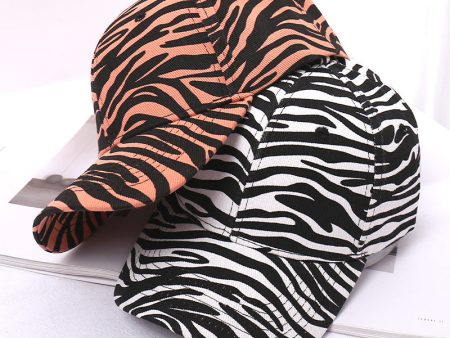 Wholesale Cotton and Linen Zebra Baseball Cap For Cheap