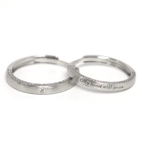 Wholesale Sterling Silver Couple Rings Online Hot Sale