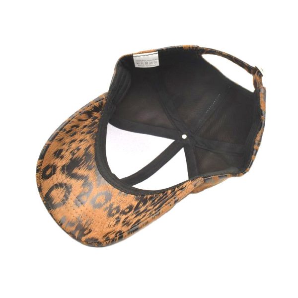 Wholesale Suede Leopard Baseball Cap Discount