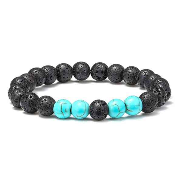 Wholesale Turquoise Lava Bracelet For Discount