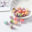 Wholesale 30PCS Hollow Oil Drip Pearl Beads Cheap